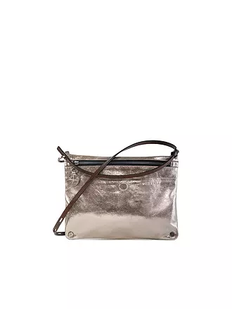 INA KENT | Ledertasche - Mini Bag MOONSTRUCK ed.2 | grau